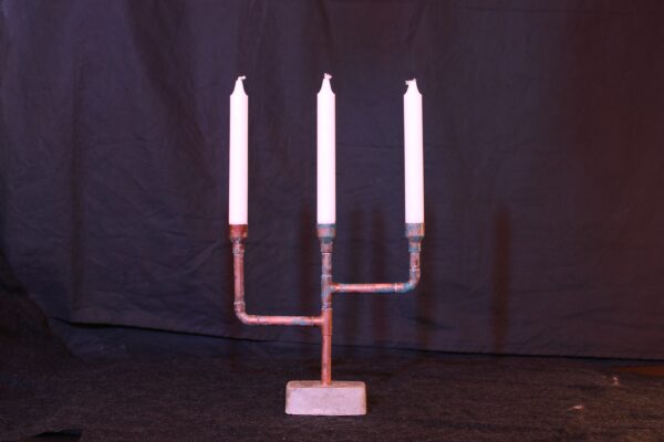 Trearmad ljusstake